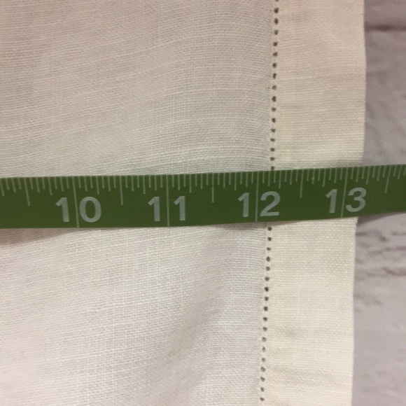 Antique Embroidery Linen Dinning Table French runner mat set of 3 Napkins - Picture 7 of 16